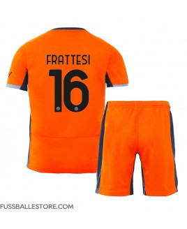 Günstige Inter Milan Davide Frattesi #16 3rd trikot Kinder 2023-24 Kurzarm (+ Kurze Hosen)